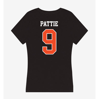 Campbell - NCAA Women's Volleyball : Hannah Pattie - Women's V-Neck T-Shirt-1