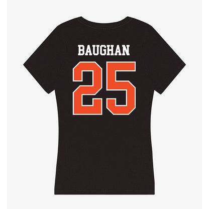 Campbell - NCAA Women's Soccer : Tyler Baughan - Women's V-Neck T-Shirt-1