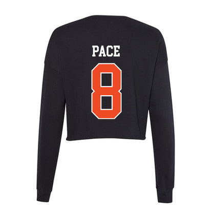 Campbell - NCAA Football : Joseph Pace - Women's Cropped Crew Fleece-1