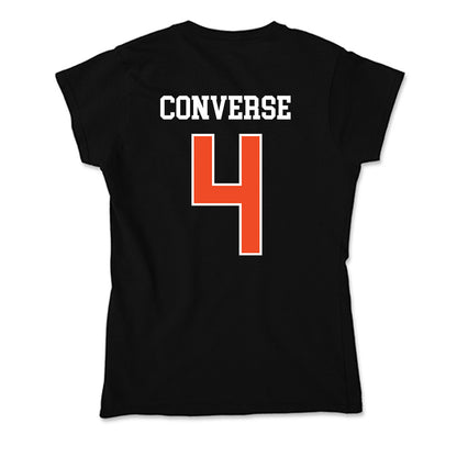 Campbell - NCAA Women's Volleyball : Madelyn Converse - Soft Style Women’s T-Shirt-1