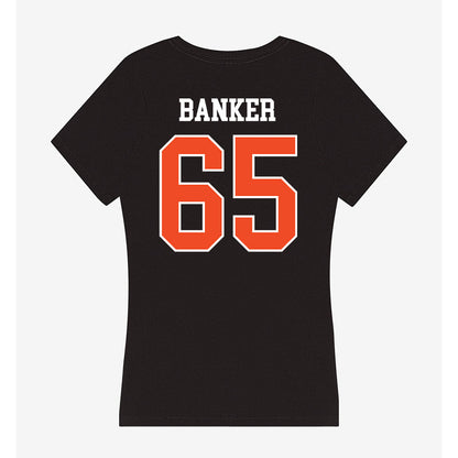 Campbell - NCAA Football : Carver Banker - Women's V-Neck T-Shirt-1