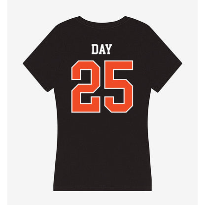 Campbell - NCAA Softball : Janel Day - Women's V-Neck T-Shirt-1