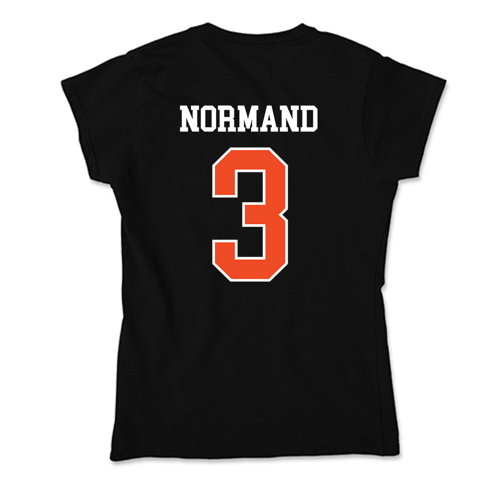 Campbell - NCAA Women's Soccer : Abygaelle Normand - Soft Style Women’s T-Shirt-1