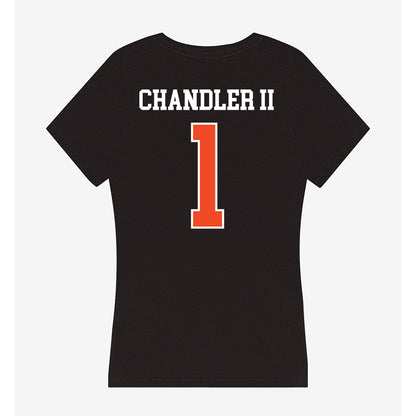 Campbell - NCAA Football : Michael Chandler II - Women's V-Neck T-Shirt-1