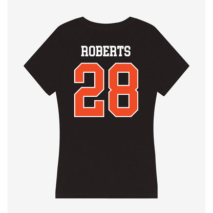 Campbell - NCAA Men's Soccer : Ethan Roberts - Women's V-Neck T-Shirt-1