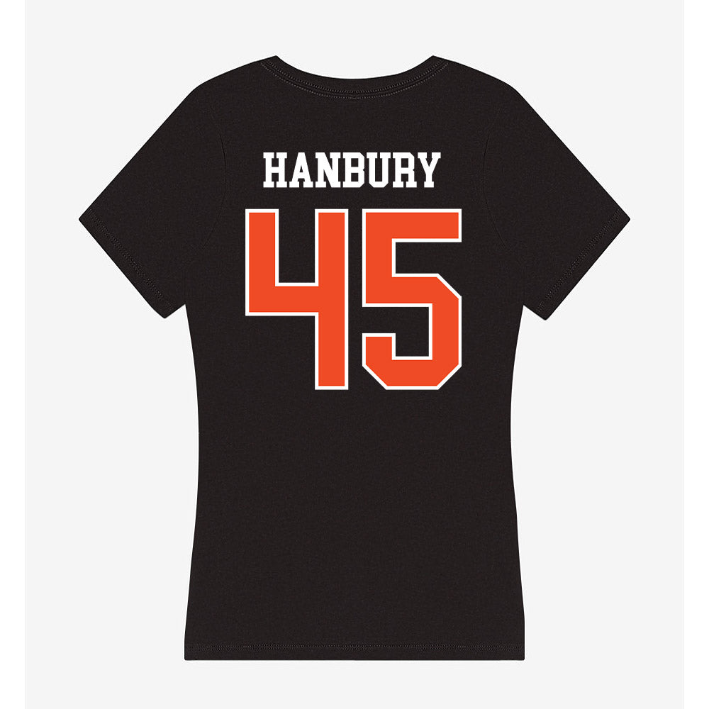 Campbell - NCAA Women's Lacrosse : Joslin Hanbury - Women's V-Neck T-Shirt-1