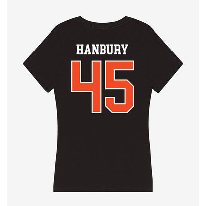 Campbell - NCAA Women's Lacrosse : Joslin Hanbury - Women's V-Neck T-Shirt-1