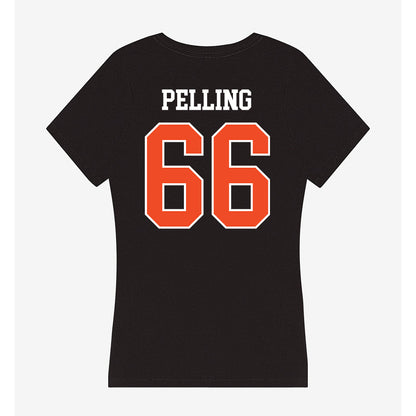 Campbell - NCAA Football : Freddie Pelling - Women's V-Neck T-Shirt-1