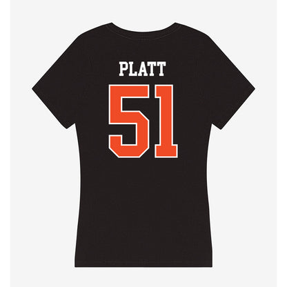 Campbell - NCAA Football : Julian Platt - Women's V-Neck T-Shirt-1