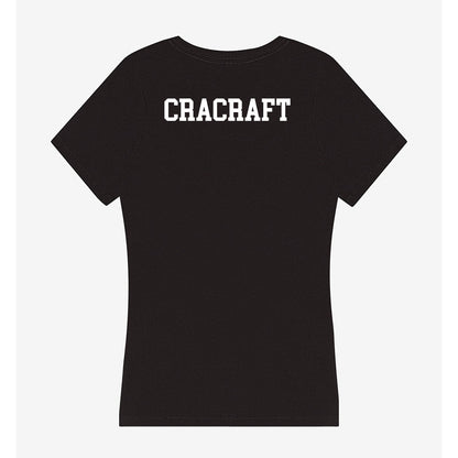 Campbell - NCAA Wrestling : Brant Cracraft - Women's V-Neck T-Shirt-1