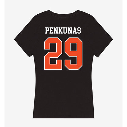 Campbell - NCAA Women's Lacrosse : Emma Penkunas - Women's V-Neck T-Shirt-1