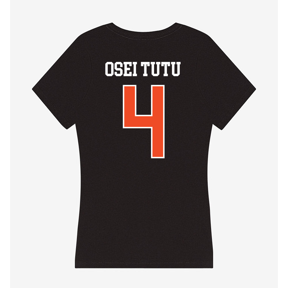 Campbell - NCAA Men's Soccer : Daniel Osei Tutu - Women's V-Neck T-Shirt-1