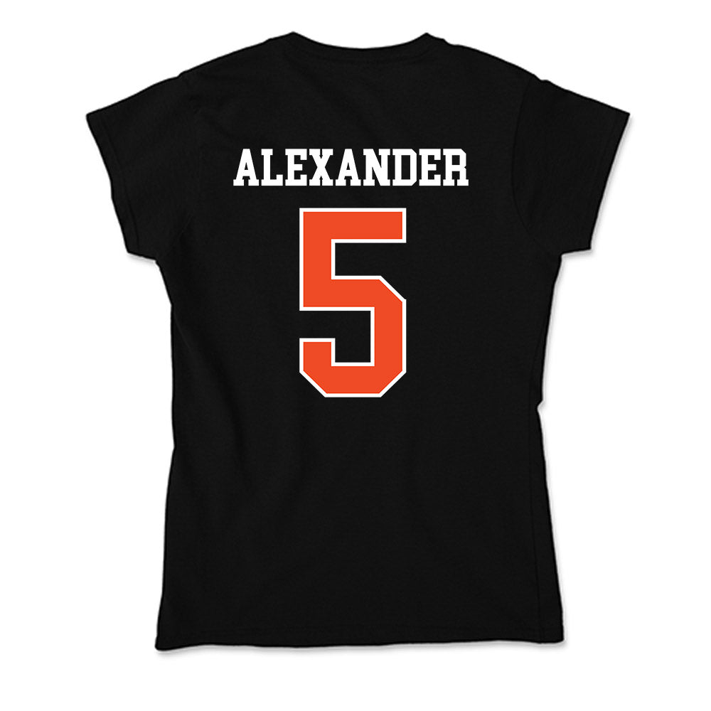 Campbell - NCAA Football : Markeece Alexander - Soft Style Women’s T-Shirt-1