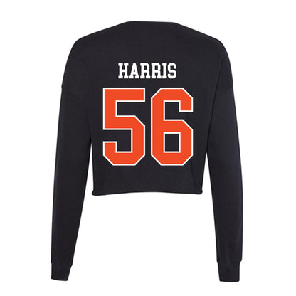 Campbell - NCAA Football : Elvin Harris - Women's Cropped Crew Fleece-1