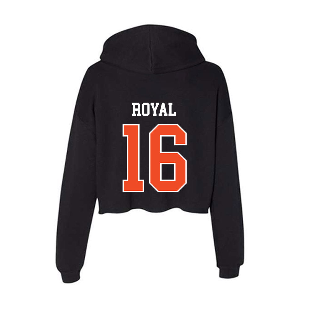 Campbell - NCAA Football : Tyquez Royal - Women's Crop Fleece Hoodie-1