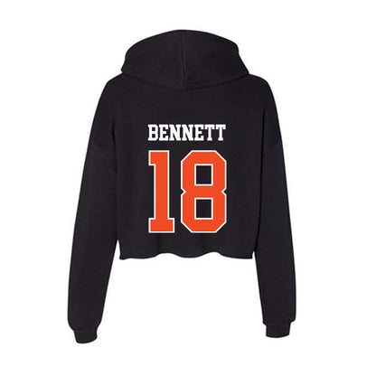 Campbell - NCAA Softball : Ryleigh Bennett - Women's Crop Fleece Hoodie-1