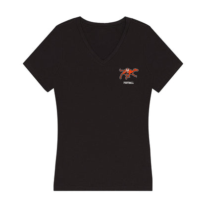 Campbell - NCAA Football : Tyquez Royal - Women's V-Neck T-Shirt-0