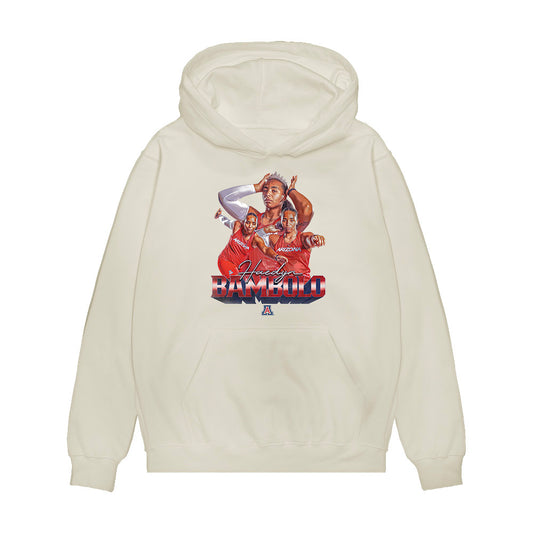 Arizona - NCAA Women's Track & Field : Haedyn Bambolo - Collage Premium Hooded Sweatshirt-0