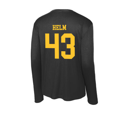 Wyoming - NCAA Football : Gavyn Helm - Activewear Long Sleeve T-Shirt-1