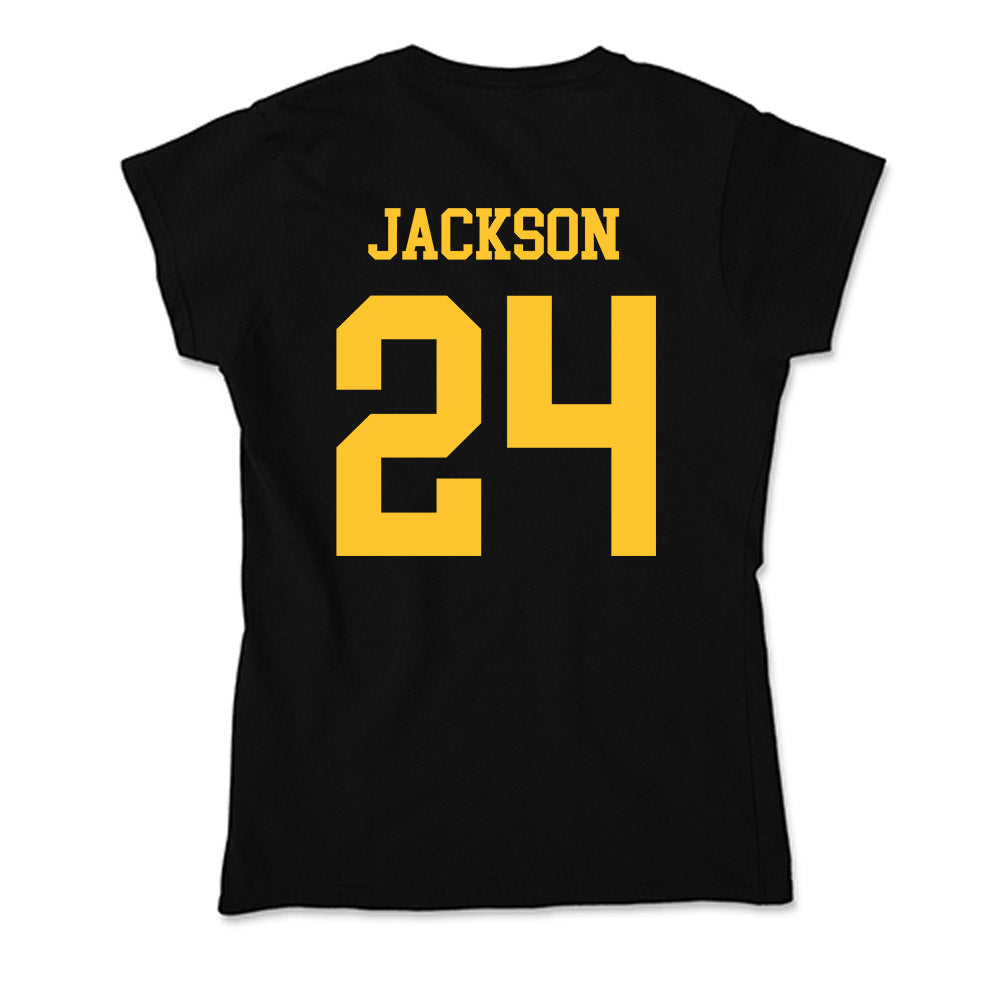 Wyoming - NCAA Football : Drew Jackson - Soft Style Women’s T-Shirt-1