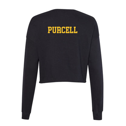 Wyoming - NCAA Women's Golf : Emerson Purcell - Women's Cropped Crew Fleece-1