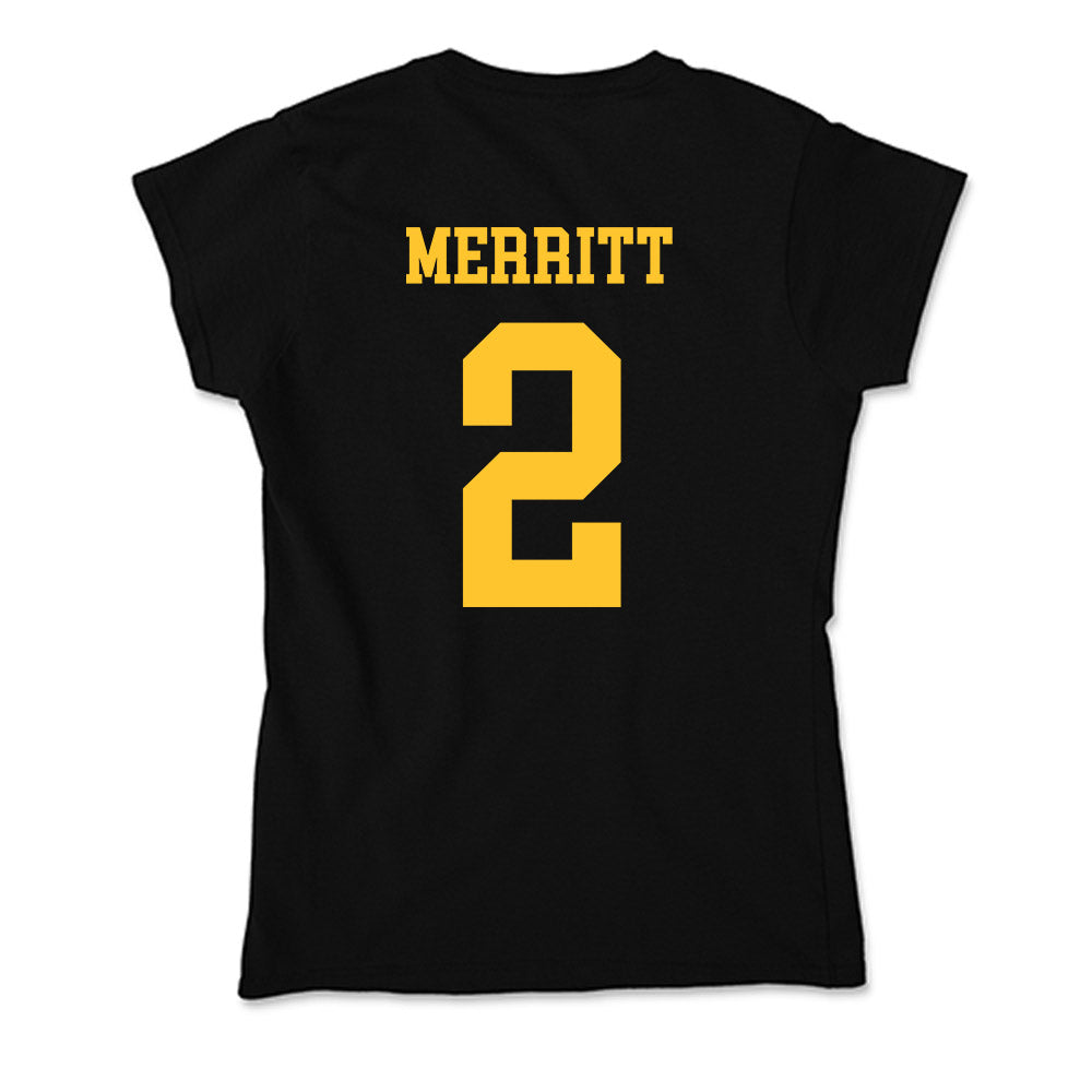 Wyoming - NCAA Football : Caleb Merritt - Soft Style Women’s T-Shirt-1