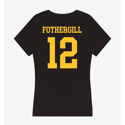 Wyoming - NCAA Women's Soccer : Macey Fothergill - Women's V-Neck T-Shirt-1