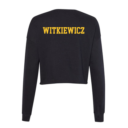 Wyoming - NCAA Women's Track & Field : Megan Witkiewicz - Women's Cropped Crew Fleece-1