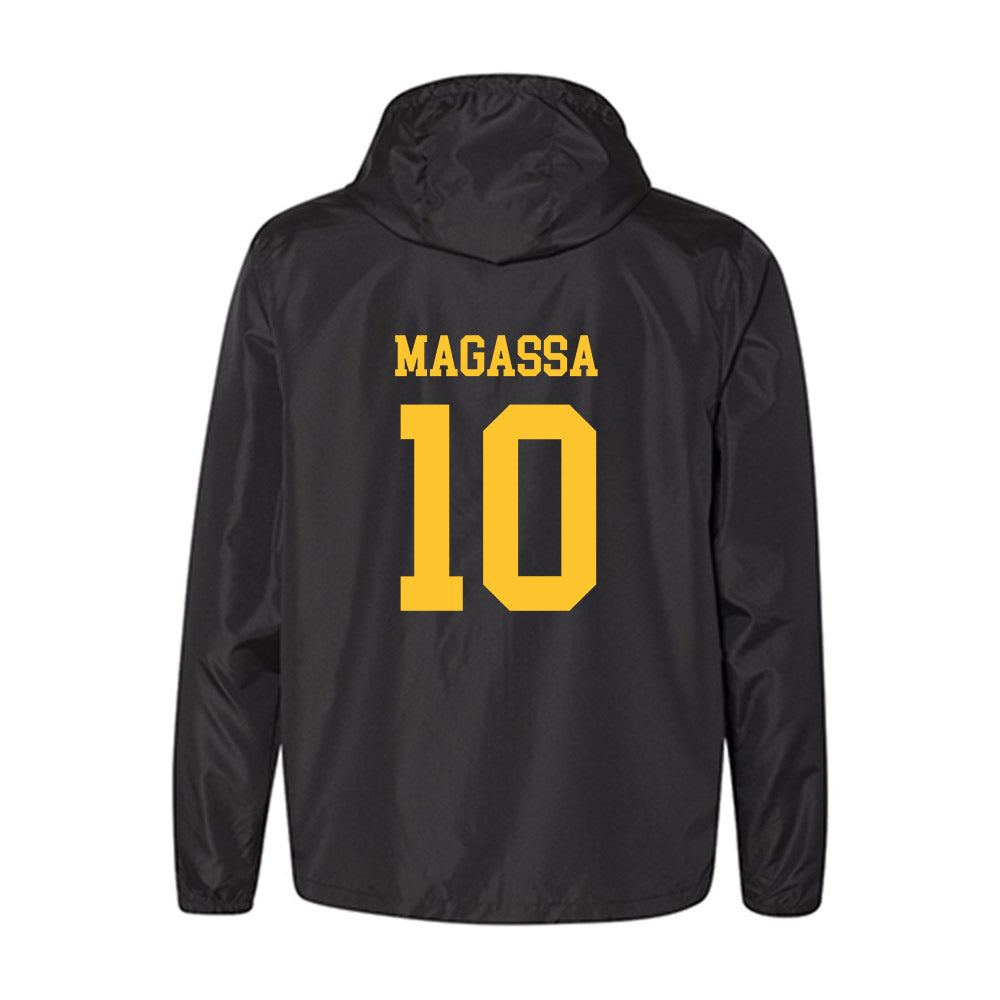 Wyoming - NCAA Men's Basketball : Abou Magassa - Windbreaker-1