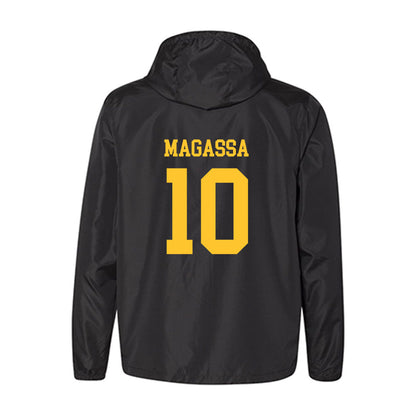 Wyoming - NCAA Men's Basketball : Abou Magassa - Windbreaker-1