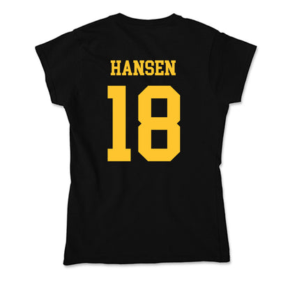 Wyoming - NCAA Women's Soccer : Rachel Hansen - Soft Style Women’s T-Shirt-1