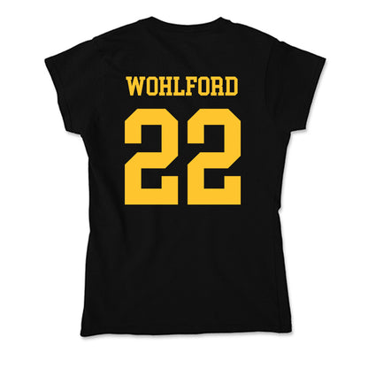 Wyoming - NCAA Women's Basketball : Peyton Wohlford - Soft Style Women’s T-Shirt-1