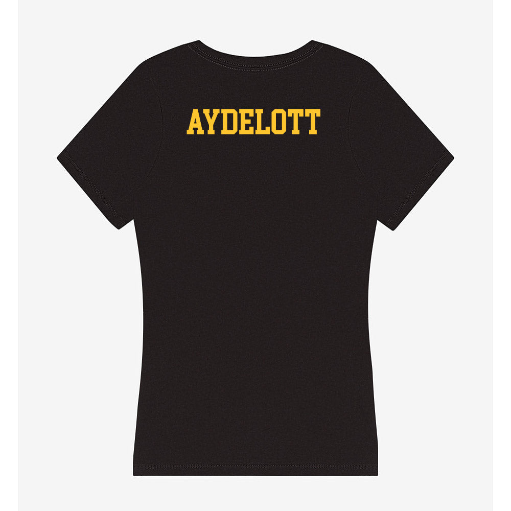 Wyoming - NCAA Men's Track & Field : Jackson Aydelott - Women's V-Neck T-Shirt-1