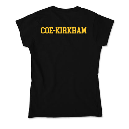 Wyoming - NCAA Men's Golf : Kirby Coe-Kirkham - Soft Style Women’s T-Shirt-1