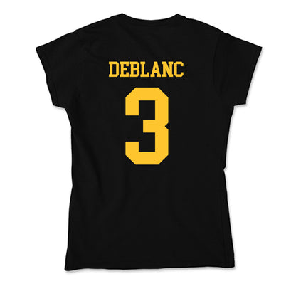 Wyoming - NCAA Football : Deion DeBlanc - Soft Style Women’s T-Shirt-1