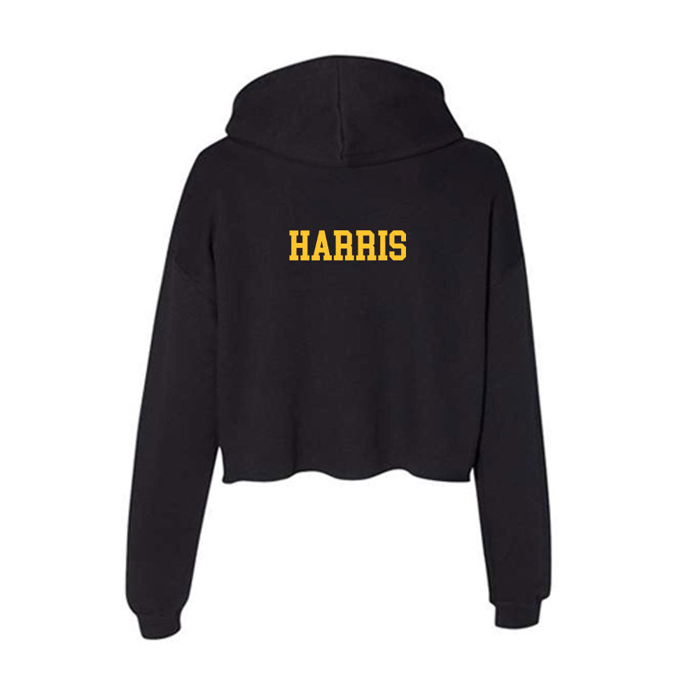 Wyoming - NCAA Women's Swimming & Diving : Raiden Harris - Women's Crop Fleece Hoodie-1