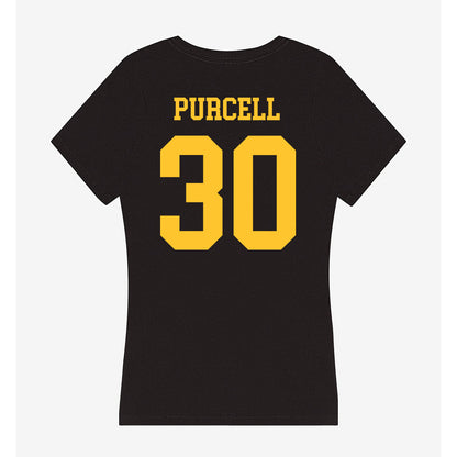 Wyoming - NCAA Football : Lafai Purcell - Women's V-Neck T-Shirt-1