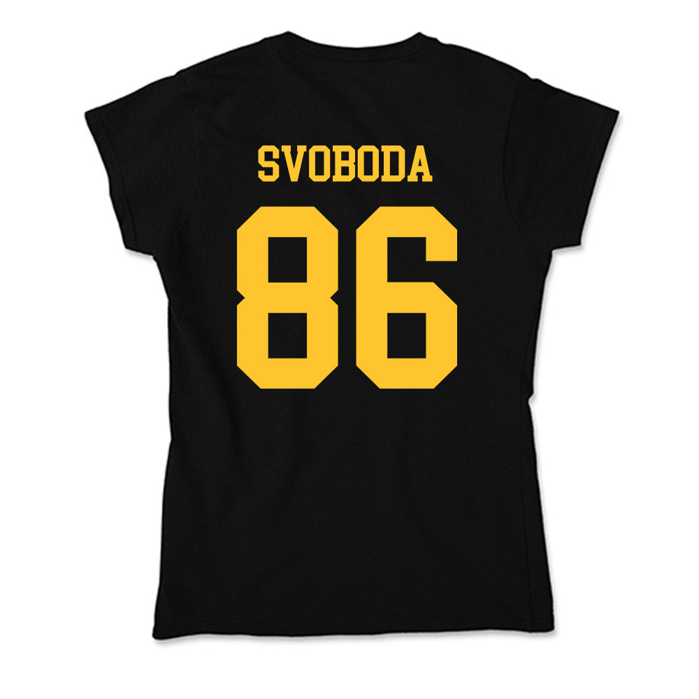 Wyoming - NCAA Football : Evan Svoboda - Soft Style Women’s T-Shirt-1