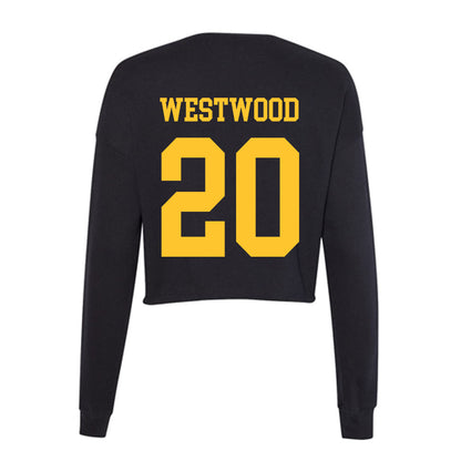 Wyoming - NCAA Women's Soccer : Lauren Westwood - Women's Cropped Crew Fleece-1