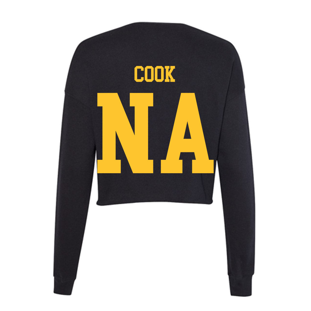 Wyoming - NCAA Women's Golf : Erika Cook - Women's Cropped Crew Fleece-1