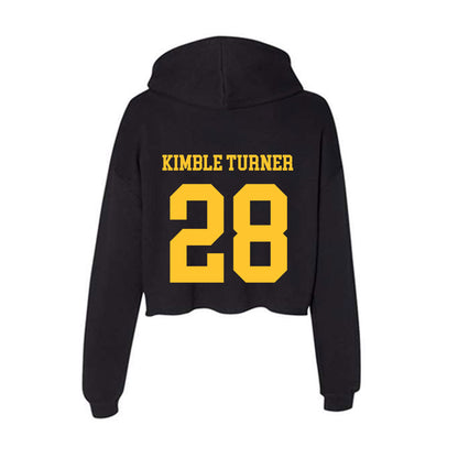Wyoming - NCAA Football : Kaiden Kimble Turner - Women's Crop Fleece Hoodie-1