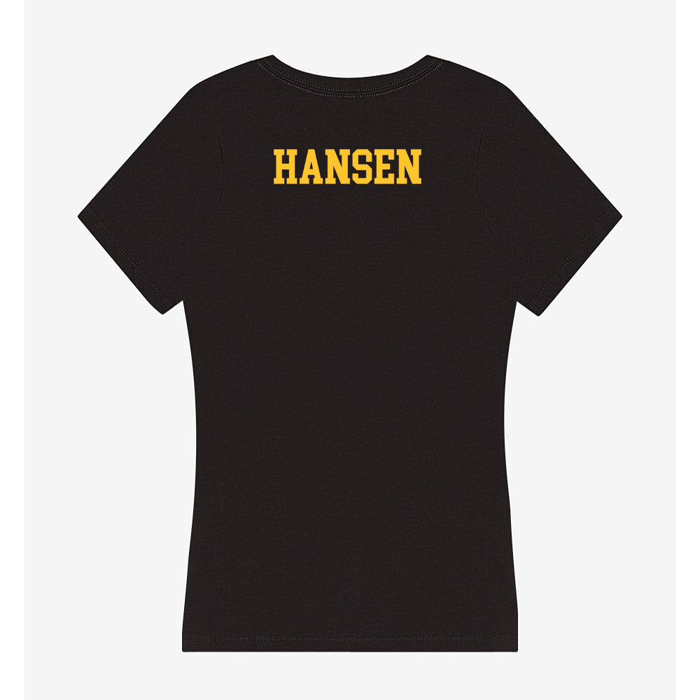 Wyoming - NCAA Women's Swimming & Diving : Macey Hansen - Women's V-Neck T-Shirt-1