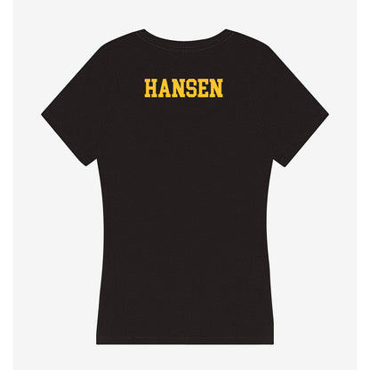 Wyoming - NCAA Women's Swimming & Diving : Macey Hansen - Women's V-Neck T-Shirt-1