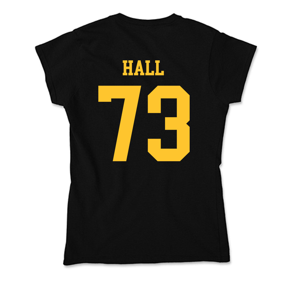 Wyoming - NCAA Football : Caleb Hall - Soft Style Women’s T-Shirt-1