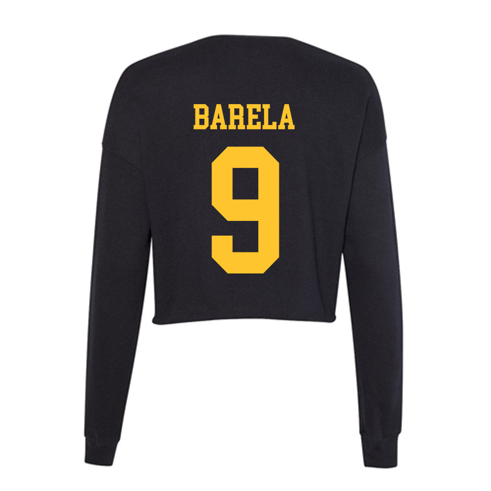 Wyoming - NCAA Women's Soccer : Jazi Barela - Women's Cropped Crew Fleece-1