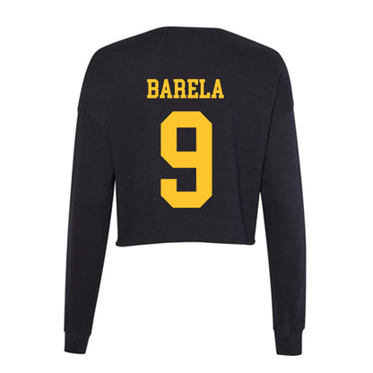 Wyoming - NCAA Women's Soccer : Jazi Barela - Women's Cropped Crew Fleece-1