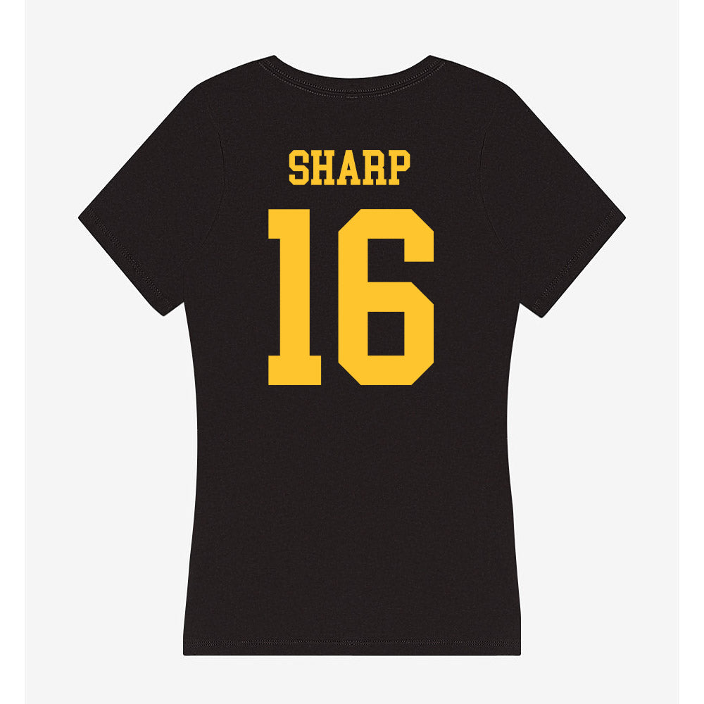Wyoming - NCAA Women's Volleyball : Reagan Sharp - Women's V-Neck T-Shirt-1