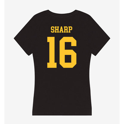 Wyoming - NCAA Women's Volleyball : Reagan Sharp - Women's V-Neck T-Shirt-1