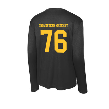 Wyoming - NCAA Football : Quinn Grovesteen Matchey - Activewear Long Sleeve T-Shirt-1
