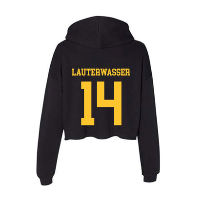 Wyoming - NCAA Women's Volleyball : Paige Lauterwasser - Women's Crop Fleece Hoodie-1